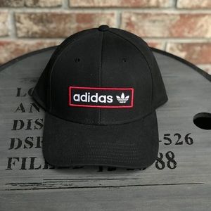 Adidas Black Hat Box Logo